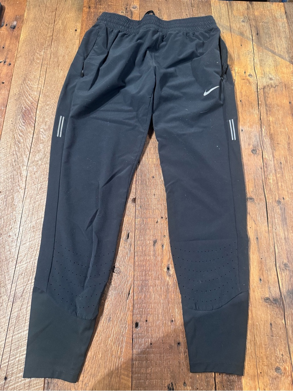 Nike Black Women's Running Track Joggers with Reflective Details